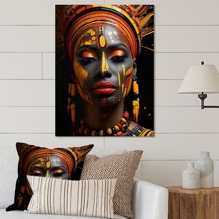 Designart "African Tribal Ancient Traditions II" African Tribal Metal
